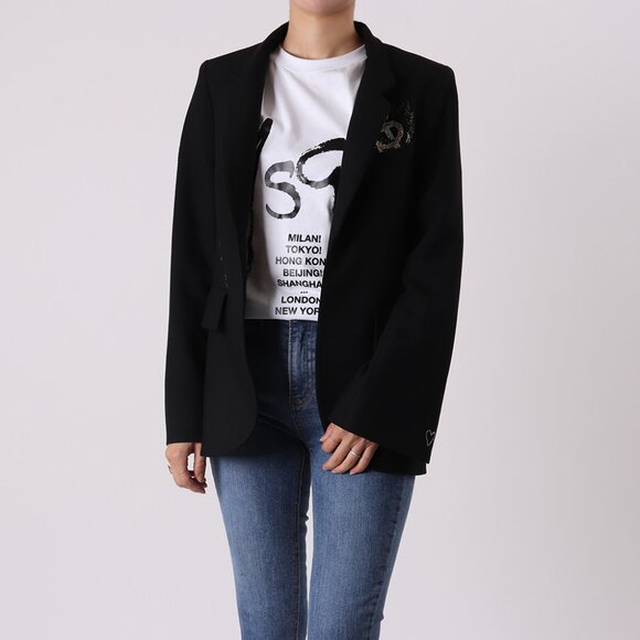 NWT - Zadig & Voltaire Very Multi Jacket BLACK 💕 - Picture 6 of 12